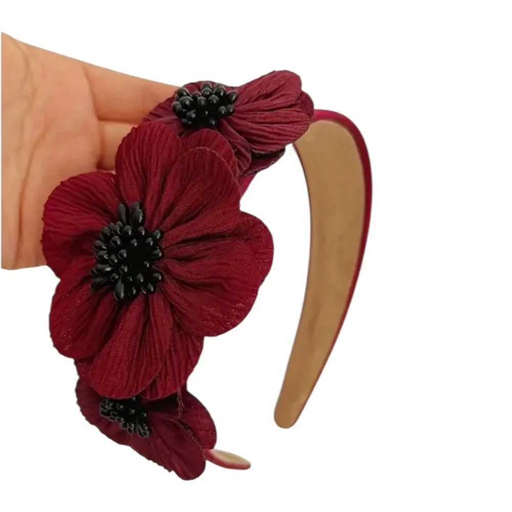 Red Floral Headband
